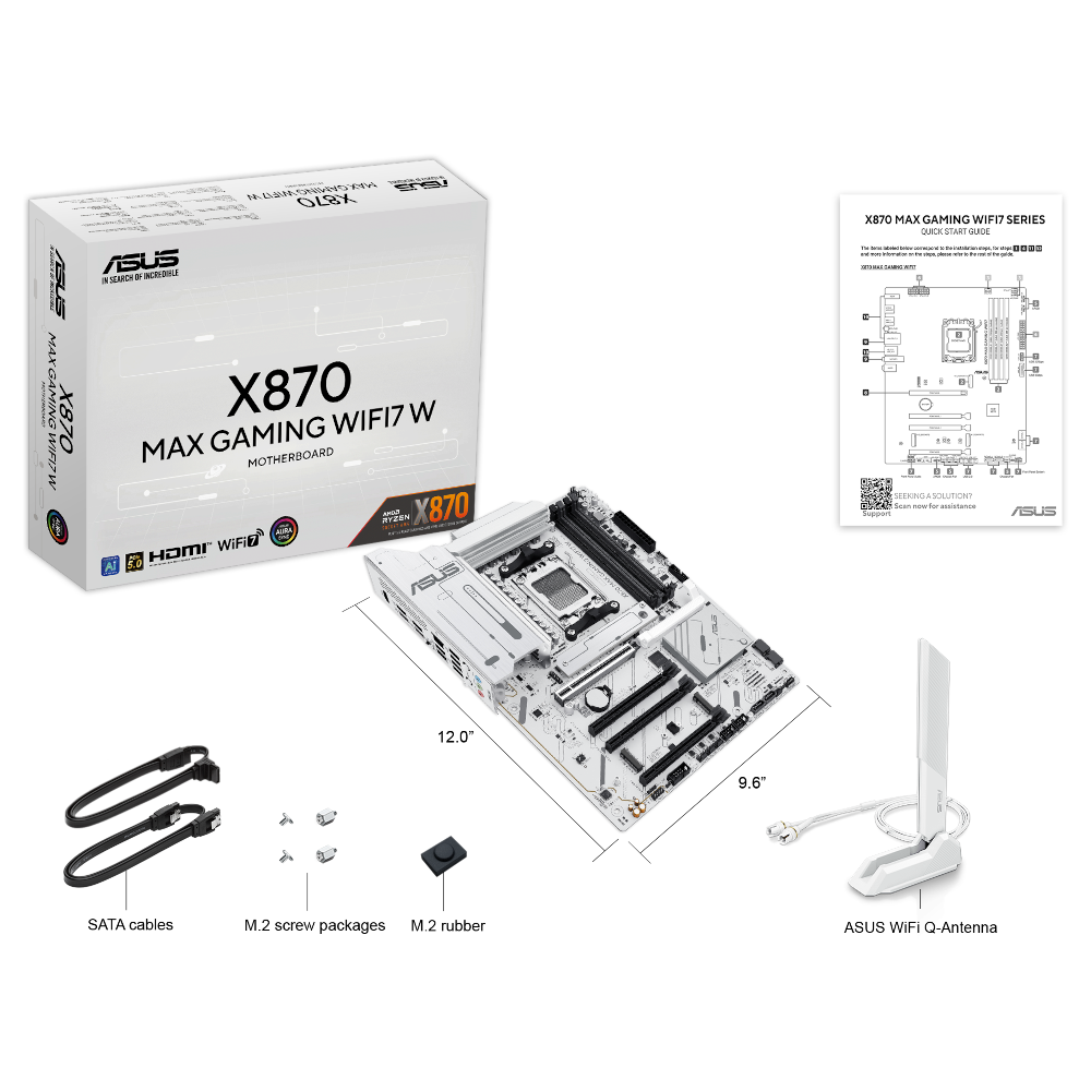 Материнская плата ASUS AMD X870 X870 MAX GAMING WIFI7 W