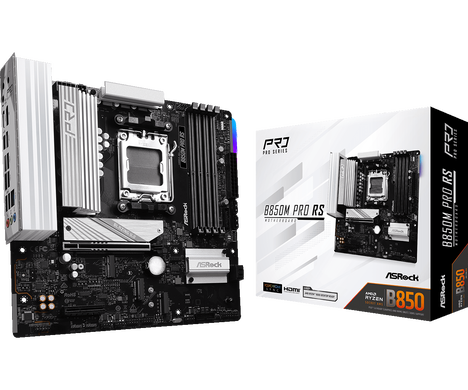 Материнская плата ASRock AM5 AMD B850 B850M PRO RS