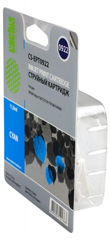 Картридж голубой Cactus CS-EPT0922