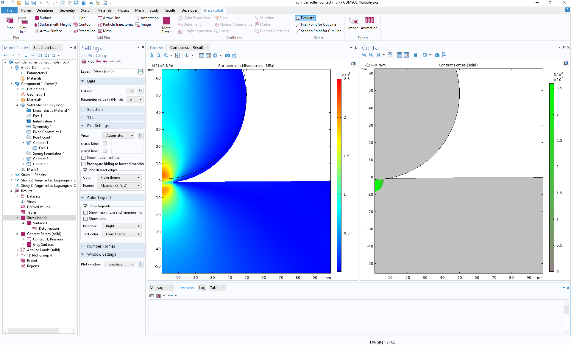 Модуль «Механика конструкций» для программы COMSOL Multiphysics®