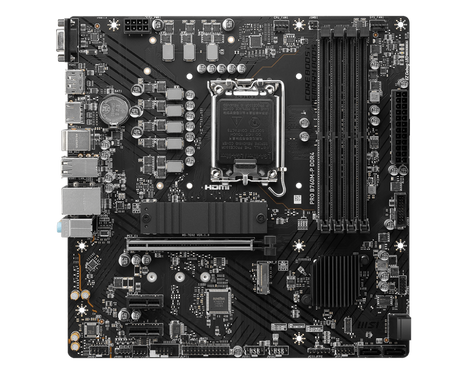 Материнская плата MSI Intel B760 PRO B760M-P DDR4 (плохая упаковка)