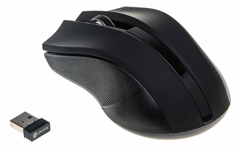 Мышь Oklick Мышь 615MW 412852, цвет черный