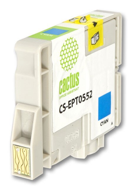 Картридж голубой Cactus CS-EPT0552