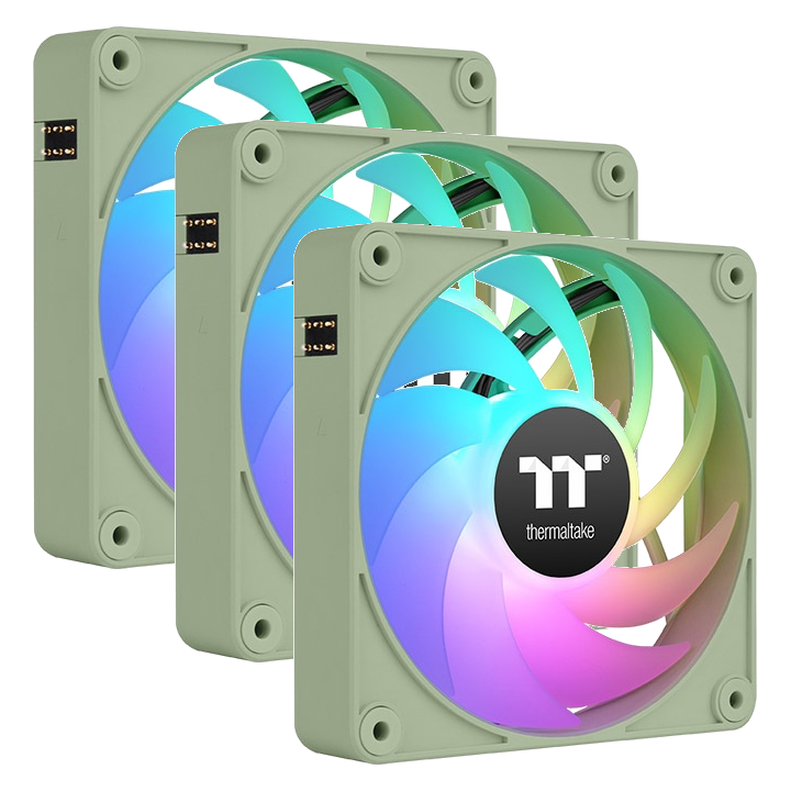 Вентилятор Thermaltake Case Fan CT120 EX ARGB Sync Matcha Green (3 pack)