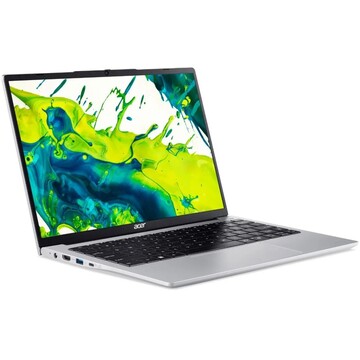 Ноутбук/ ACER Aspire Lite AL14-71P-53L6 14&quot;(1920x1200 (матовый) IPS)/Intel Core i5 13500H(2.6Ghz)/16384Mb/512PCISSDGb/noDVD/Int:Intel HD/Cam/BT/WiFi/46WHr/war 1y/1.17kg/Silver/NoOS