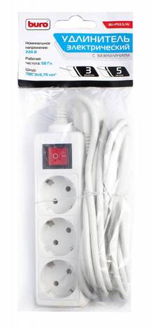Сетевой фильтр Buro Сетевой удлинитель BU-PS3.5/W
