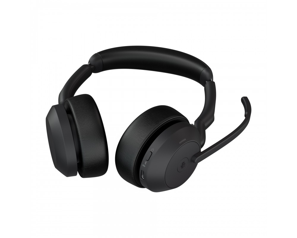 Bluetooth-гарнитура Jabra Evolve2 55 Link380c MS Stereo, цвет черный