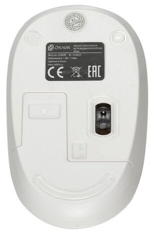 Мышь Oklick Мышь 505MW 1018257, цвет белый