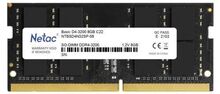 Оперативная память Netac DDR4  8GB, NTBSD4N32SP-08, RTL