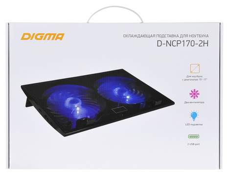 Подставка DIGMA D-NCP170-2H