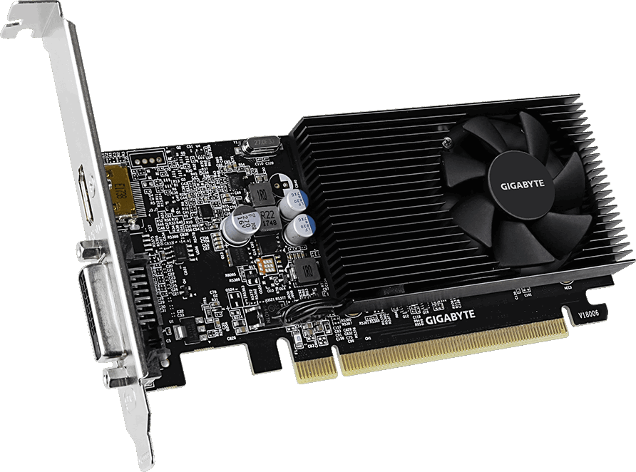 Видеокарта Gigabyte GeForce GT 1030 2 ΓБ Retail