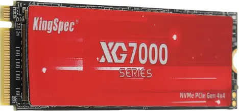 Внутренний твердотельный накопитель KINGSPEC XG7000 PCIe 4.0 x4, M.2 2280, NVMe 2 TB