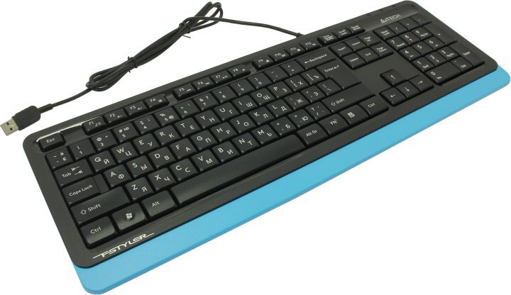 Клавиатура A4tech Fstyler FK10 FK10 BLUE, цвет черный
