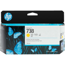 Картридж желтый HP Inc. 738 130мл, 498N7A