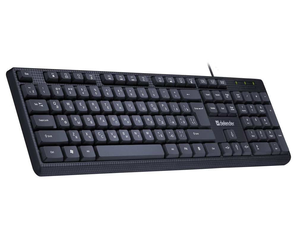 Клавиатура Defender Daily HB-162 45162, цвет черный