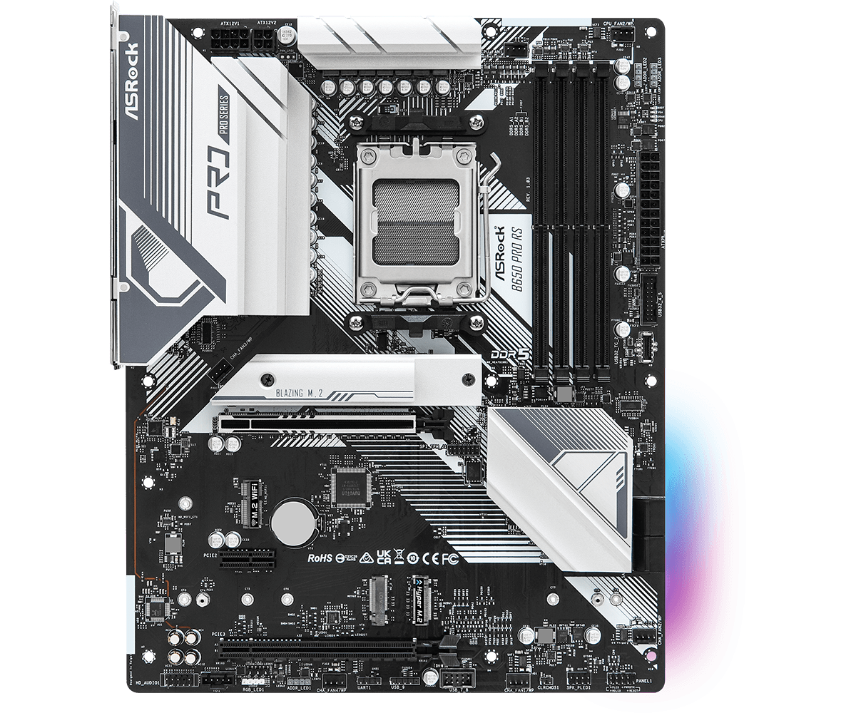 Материнская плата ASRock AM5 AMD B650 B650 PRO RS