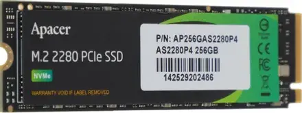 Внутренний твердотельный накопитель Apacer AS2280P4 256Gb