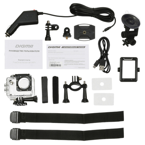 Видеорегистратор DIGMA Action 4K WiFi