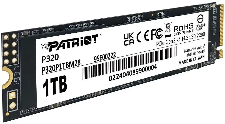 Внутренний твердотельный накопитель Patriot P320 1TB