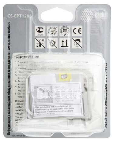 Картридж пурпурный Cactus CS-EPT1283