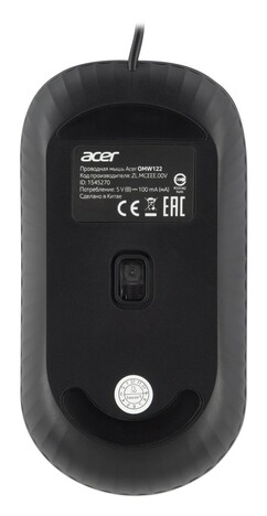 Мышь ACER OMW122 ZL.MCEEE.00V, цвет черный