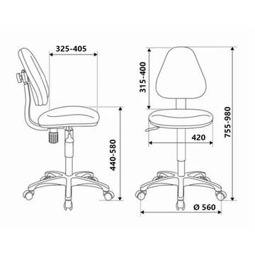 Кресло детское Бюрократ  KD-4