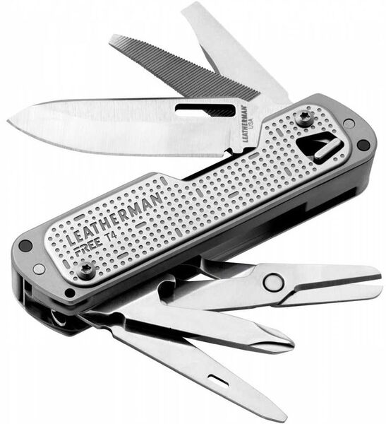 

Мультитул Leatherman Free T4 (832686) 12функций серебристый