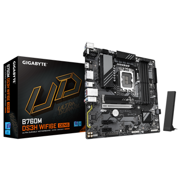 Материнская плата Gigabyte LGA 1700 Intel B760 B760M DS3H WIFI6E GEN5