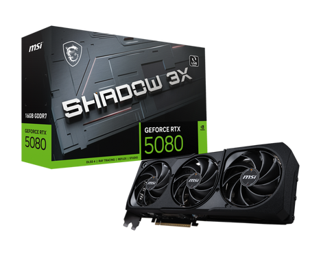 Видеокарта MSI GeForce RTX 5080 16 ΓБ Retail