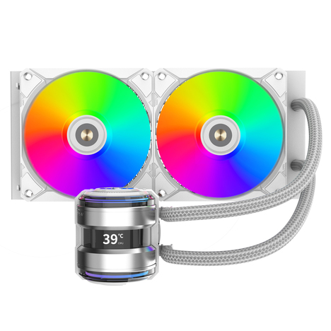 Кулер Процессорный ALSEYE Жидкостная система охлаждения i240 White