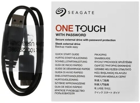 Внешний HDD SEAGATE One Touch Black 1TB