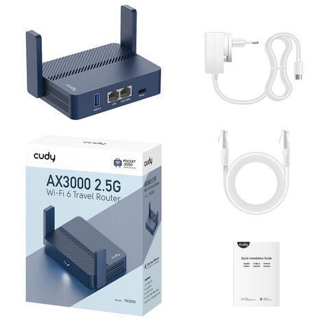 Wi-Fi роутер CUDY TR3000