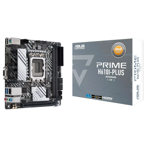 Материнская плата ASUS Intel H610 PRIME H610I-PLUS-CSM