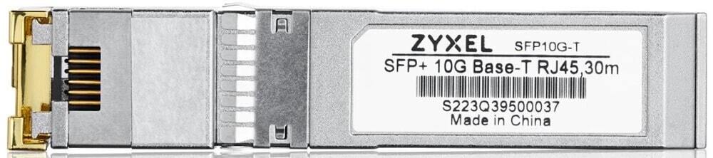 SFP-трансивер Zyxel SFP10G-T с портом 10G RJ-45 (10G Base-T), для кабеля Cat6a/7 до 30 м