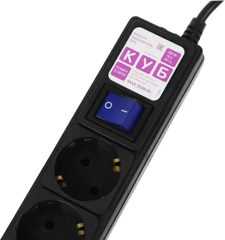 Сетевой фильтр Powercube SPG6 (3x1.0) 3m