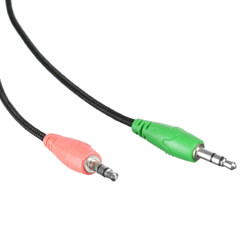 Наушники Oklick HS-L380G ABADDON, цвет красный/черный