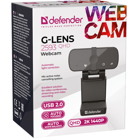 Вебкамера Defender G-lens 2593
