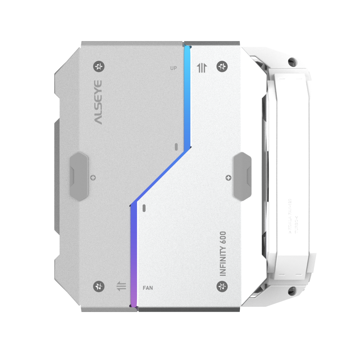 Кулер Процессорный ALSEYE для CPU i600 White