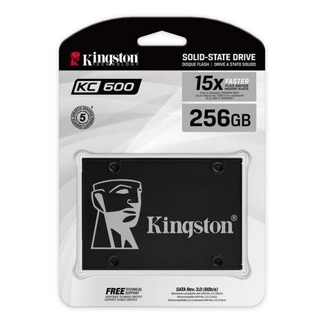 Внутренний твердотельный накопитель Kingston SSDNow KC600 512GB