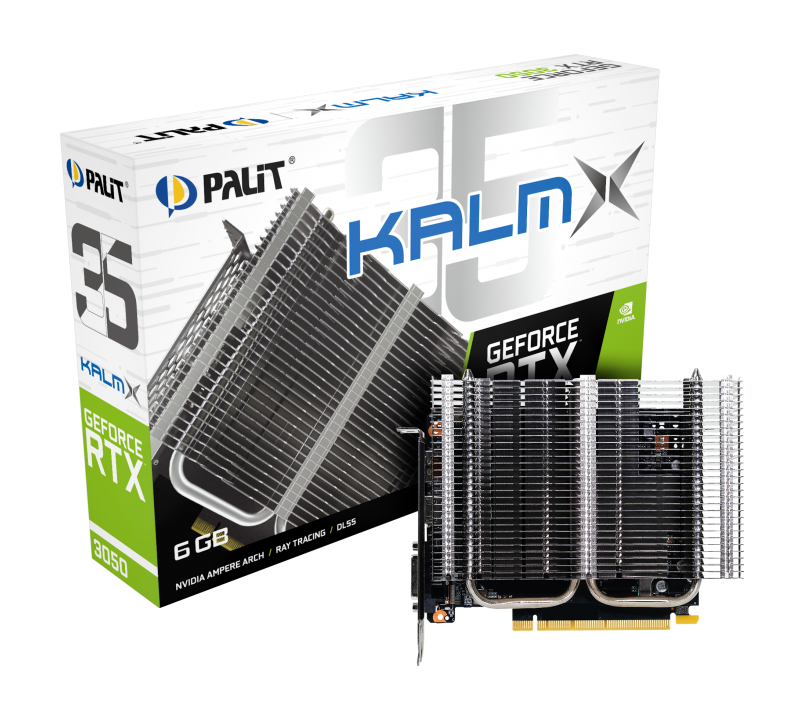 Видеокарта Palit GeForce RTX 3050 6 ΓБ Retail