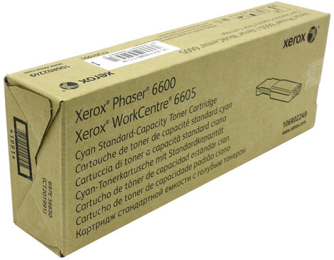 Phaser 6600/WorkCentre 6605, голубой тонер-картридж стандартной емкости