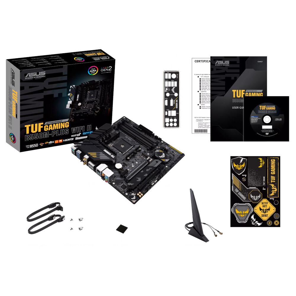 Материнская плата ASUS AMD B550 TUF GAMING B550M-PLUS WIFI II