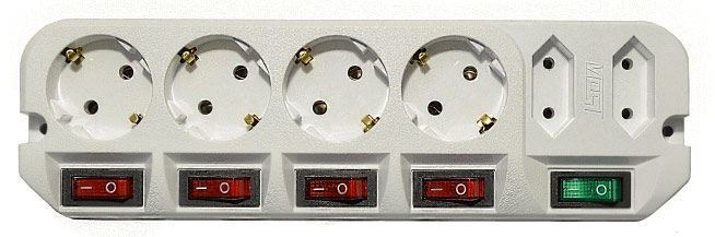 Сетевой фильтр Most Сетевой удлинитель A10 1.6м (6 розеток)