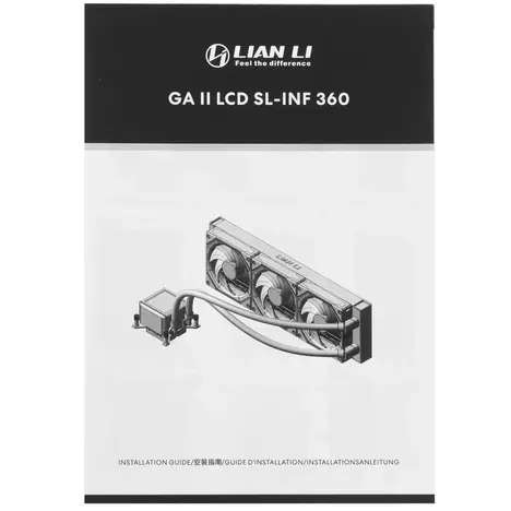 Кулер Процессорный Lian Li Система водяного охлаждения GA II LCD SL-INF 360 Black