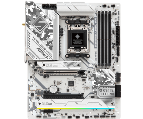 Материнская плата ASRock AM5 AMD B650 B650 STEEL LEGEND WIFI