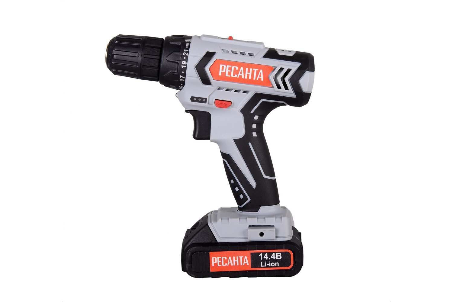 Безударная дрель-шуруповерт РЕСАНТА ДА-14-2Л