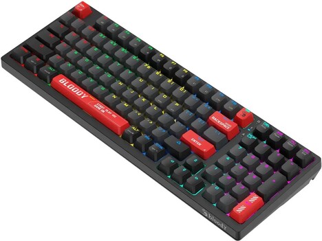 Клавиатура A4tech Bloody WS98 Pixels Red WS98, цвет черный