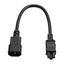 GCR Кабель питания PROF 1.5m, С14 - С5, черный, 3*1,5mm, GCR-55967