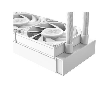 Система водяного охлаждения ID-Cooling DX240 Max Soc-AM5/AM4/1200/1700/1851 белый 4-pin 32.5dB Al+Cu 300W Ret (DX240 MAX WHITE)