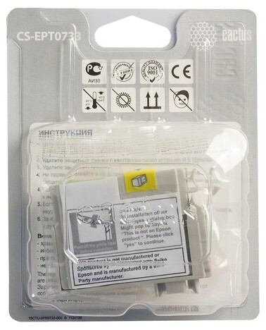 Картридж пурпурный Cactus CS-EPT0733